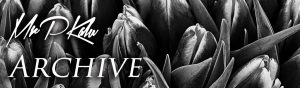 Header image of Archive page of MrPKalu website