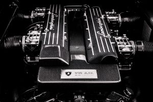 Lamborghini Murcielago V12 engine at Blenheim Palace classic and supercar day 2018