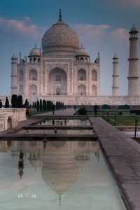Image of Taj Mahal by reflecting pools