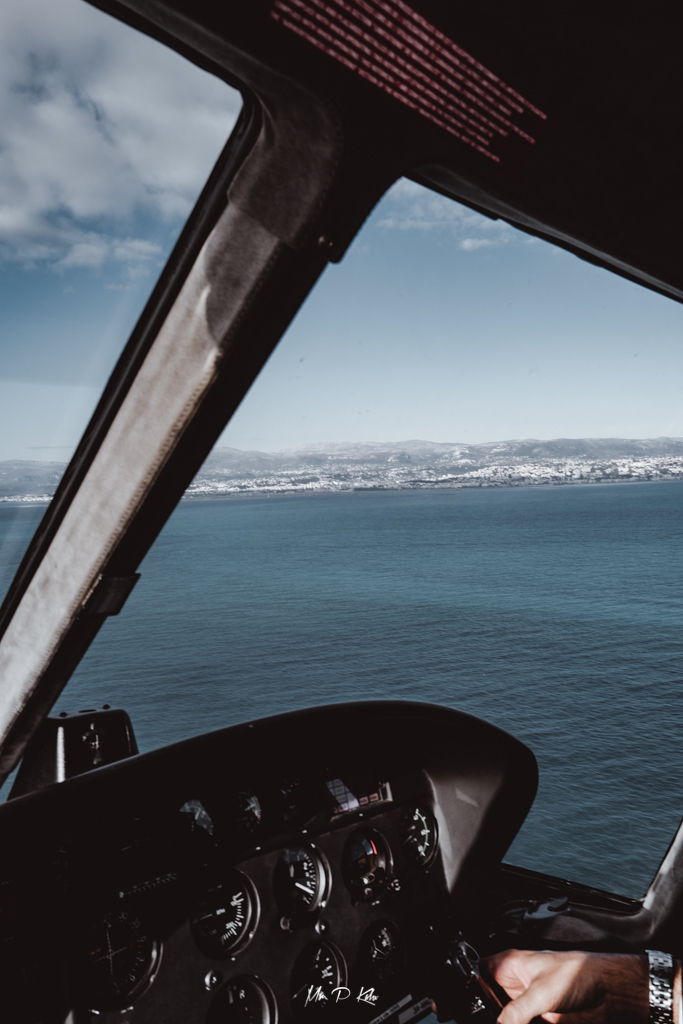 Image from flying over the Coté D'Azur
