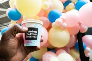 Coffee cup at the London Coffee Festival