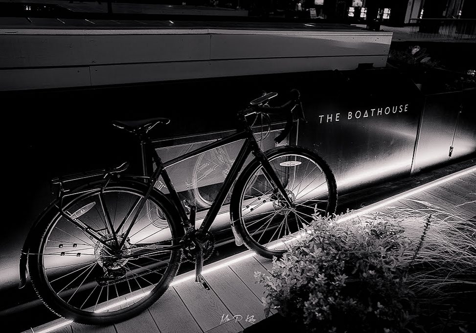 Image of a bike in lockdown